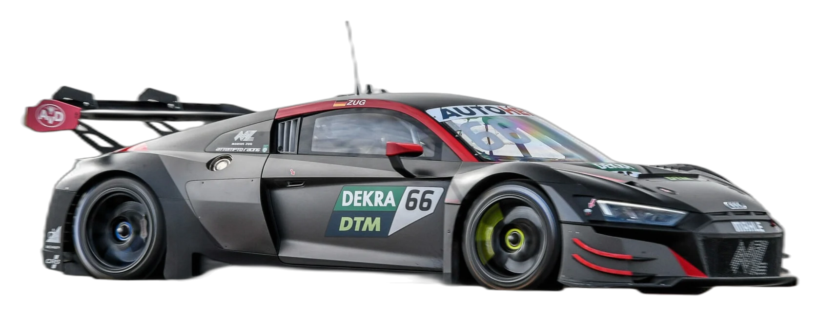 Audi R8 LMS GT3 evo II mit der Startnummer 66 von Marius Zug in der DTM 2022