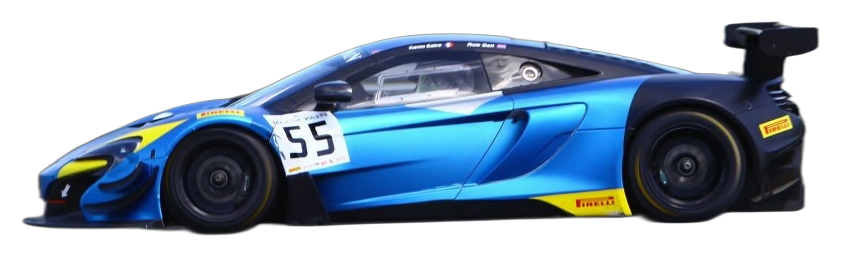 McLaren 650S GT3 mit der Startnummer 55 von Kévin Estre und Rob Bell in der Blancpain GT Series 2015
