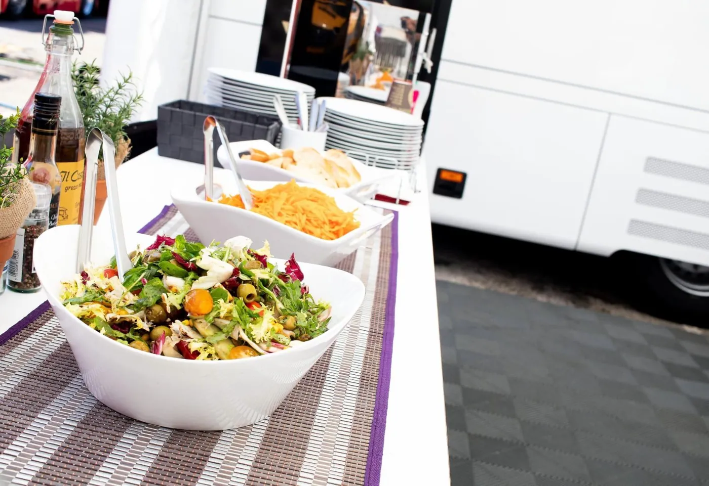 Buffet in der Hospitality